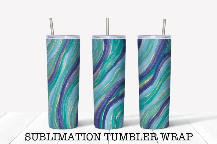 Agate 20 OZ Skinny Tumbler Design Sublimation example image 1