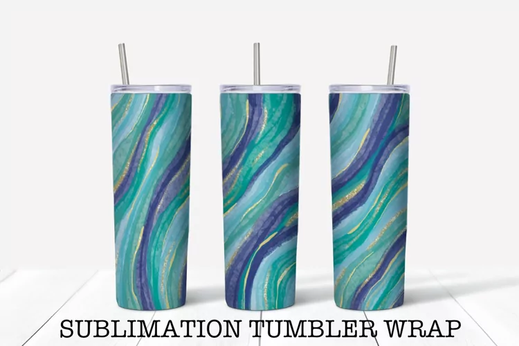 Agate 20 OZ Skinny Tumbler Design Sublimation