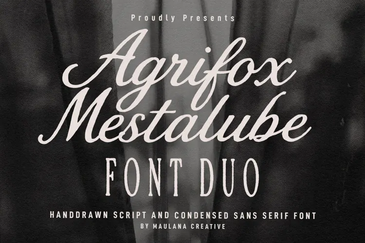 Agrifox Mestalube Font Duo