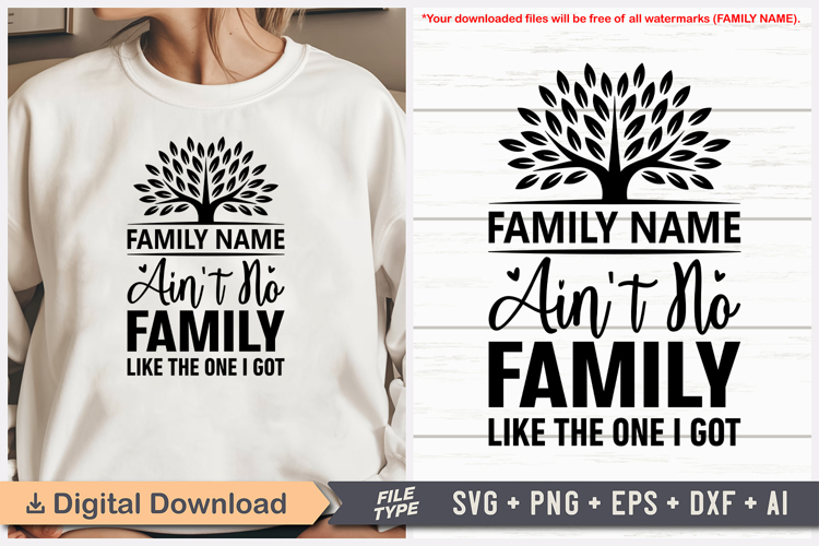 Aint No Family Like The One I Got SVG | Family Reunion SVG