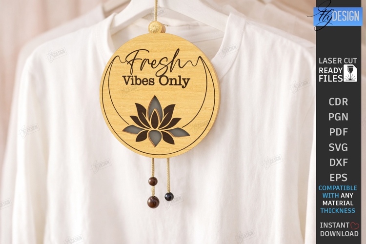 Air Freshener Laser Cut | Car Charm | Hanging Decorations
