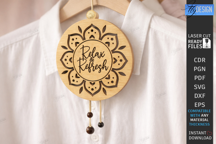 Air Freshener Laser Cut | Car Charm | Hanging Decorations
