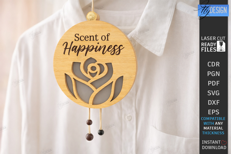 Air Freshener Laser Cut | Car Charm | Hanging Decorations