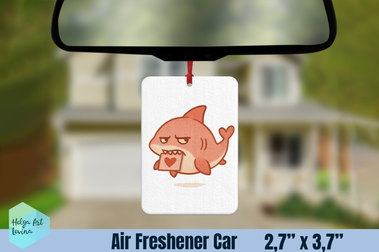Air Freshener Car | Valentines sublimation