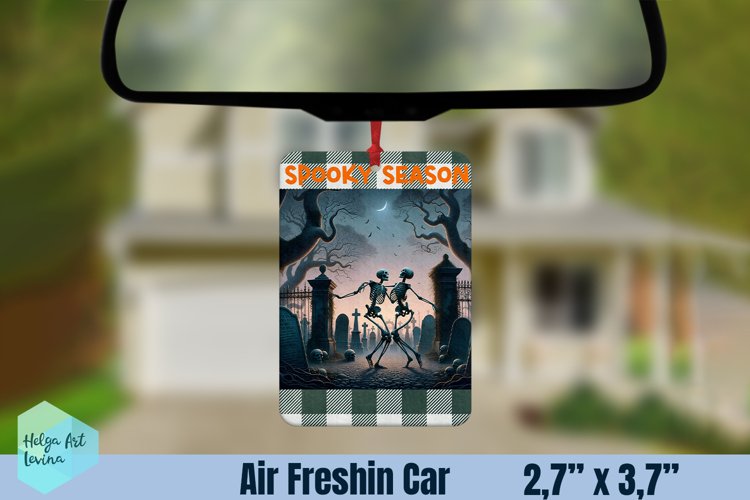 Air Freshener Car |Halloween sublimation example image 1