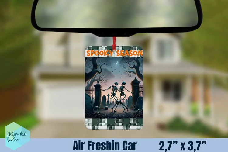 Air Freshener Car |Halloween sublimation