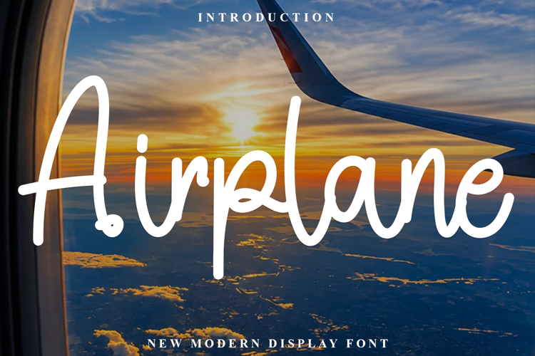 Airplane Font Image 7