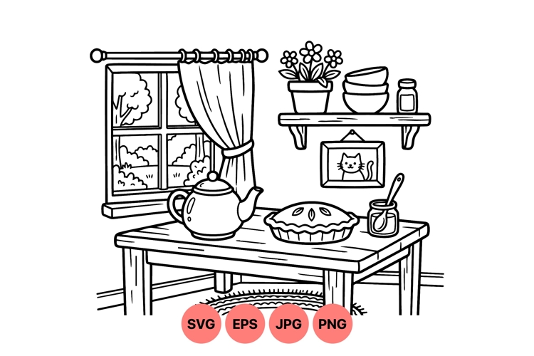 Line Art Illustration Image 17