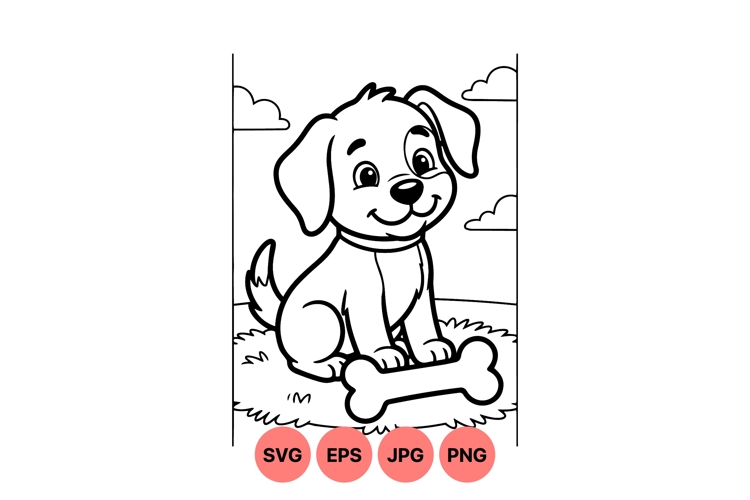 Puppy Illustration Image 3