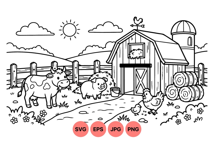 Barn Drawing Image 10