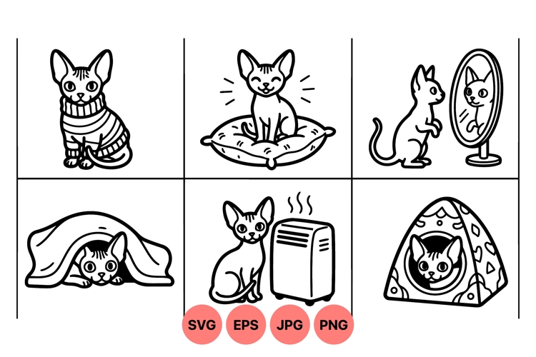 Cute Cat Clipart  Image 8