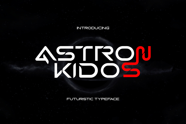 Astron Kidos - Clean Futuristic Font