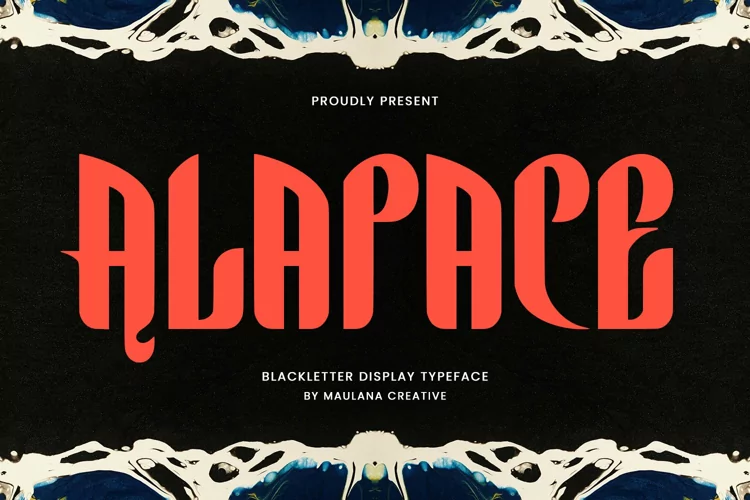 Alapace Blackletter Display Typeface
