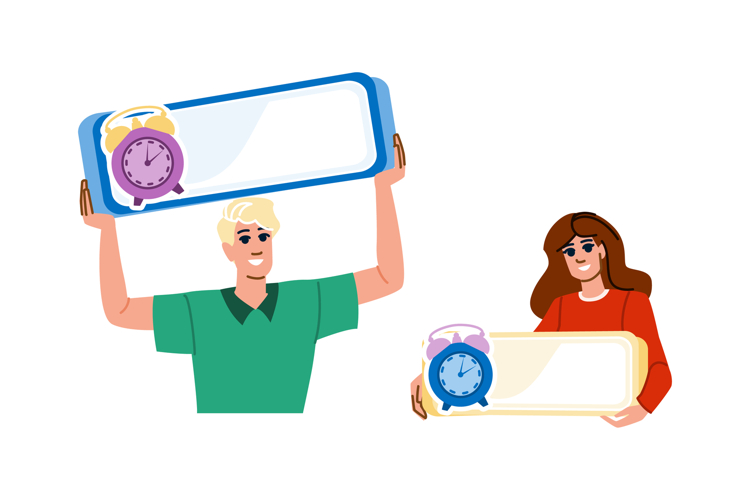 Alarm Clock Vector Image 3