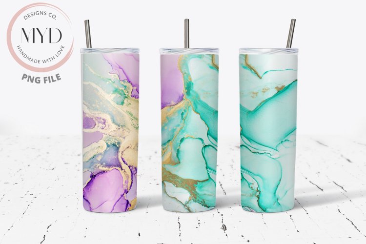 Alcohol Ink Tumbler Wrap Image 14
