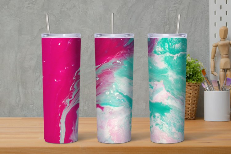 Alcohol Ink Tumbler Wrap Image 10