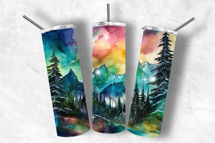 Alcohol Ink Tumbler Wrap Image 21