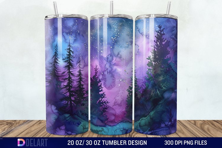 Alcohol Ink Tumbler Wrap Image 16