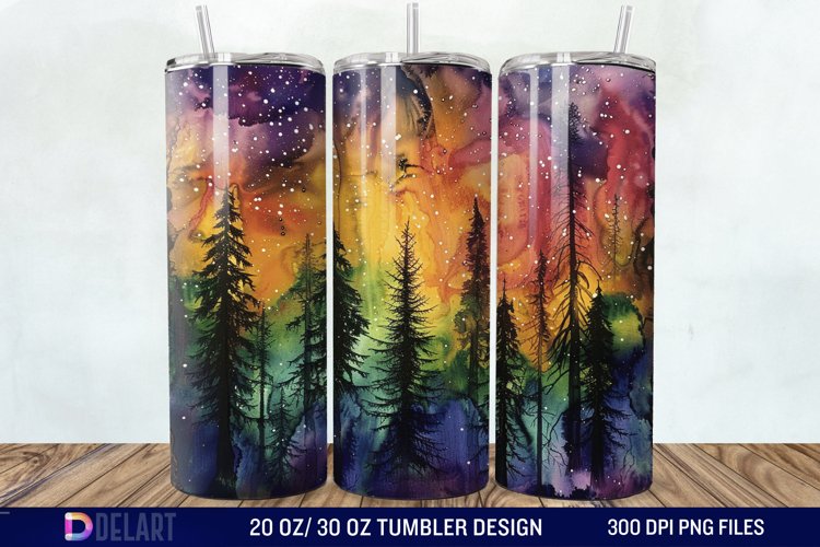 Alcohol Ink Tumbler Wrap Image 8