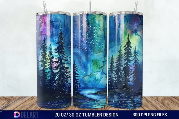 Alcohol Ink Tumbler Wrap Image 11
