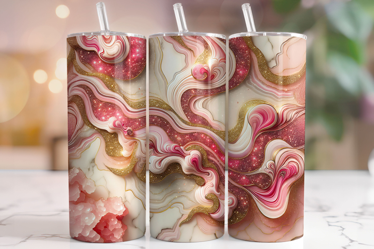 Alcohol Ink Tumbler Wrap Image 17