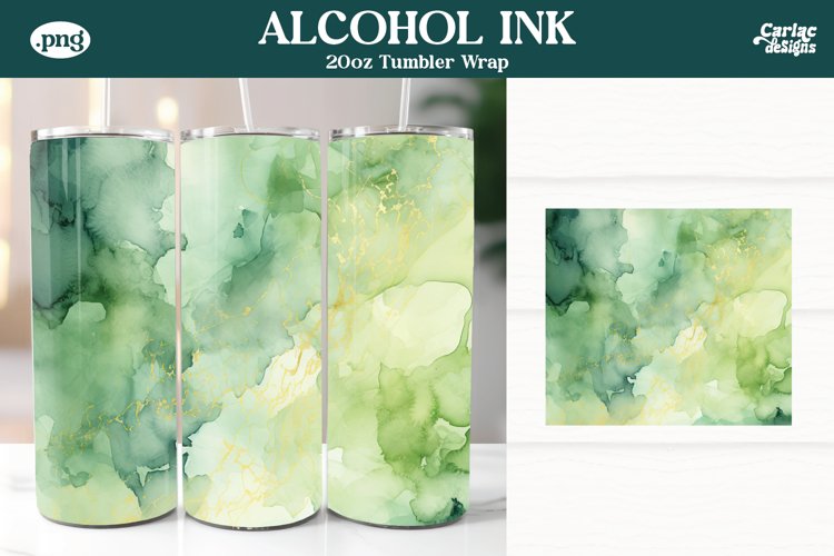 Alcohol Ink Tumbler Wrap Image 8