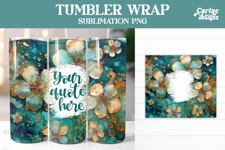 Alcohol Ink Tumbler Wrap , Tumbler Sublimation Wrap