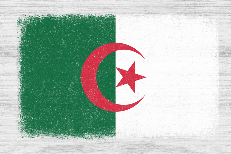 Algeria flag PNG, Sublimation Designs for Shirts, Mugs