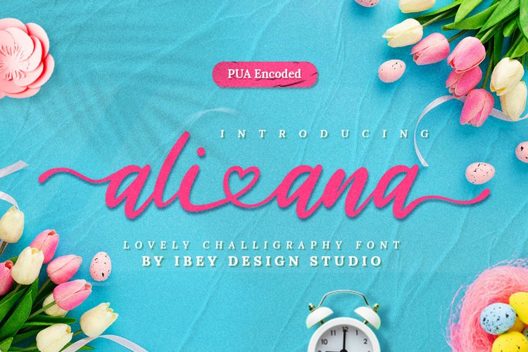 Ali Ana - Heart Font