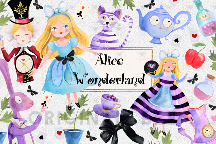 Alice in Wonderland Clipart
