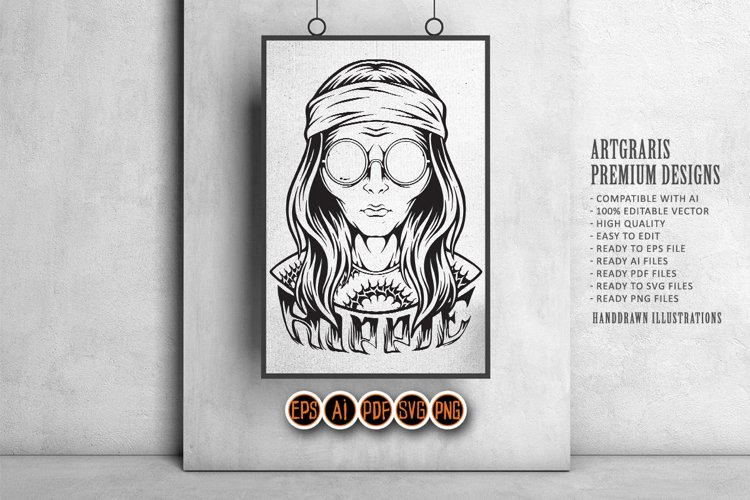 Hippie Clipart Image 13