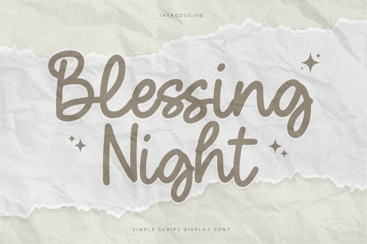 Blessing Night example image 1