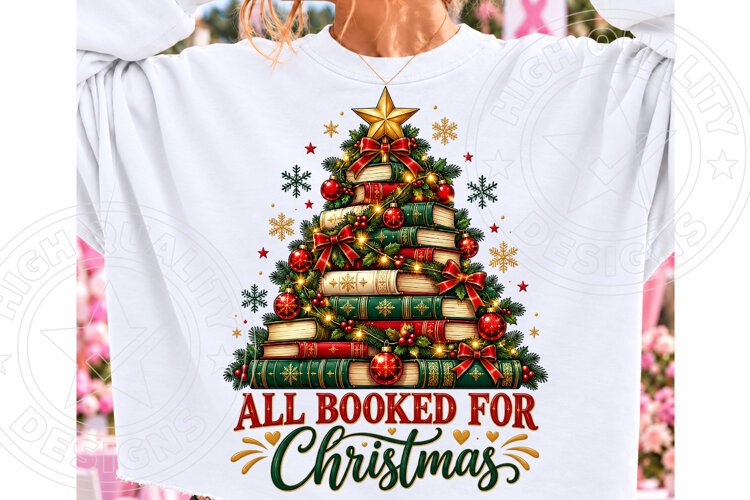 All Booked Christmas Books PNG example image 1