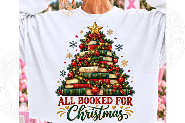 All Booked Christmas Books PNG