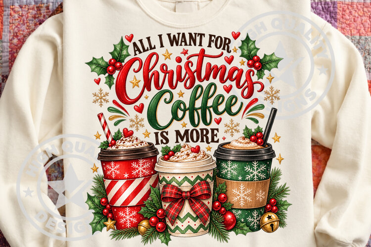 All I Want for Christmas is More Coffee example image 1