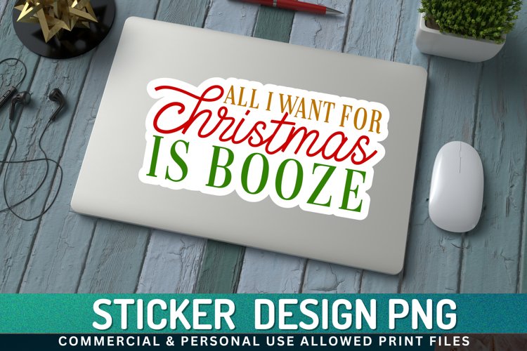 All I Want For Christmas Stickers PNG