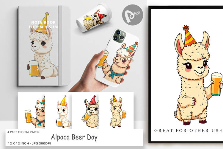 Alpaca Clipart Image 18