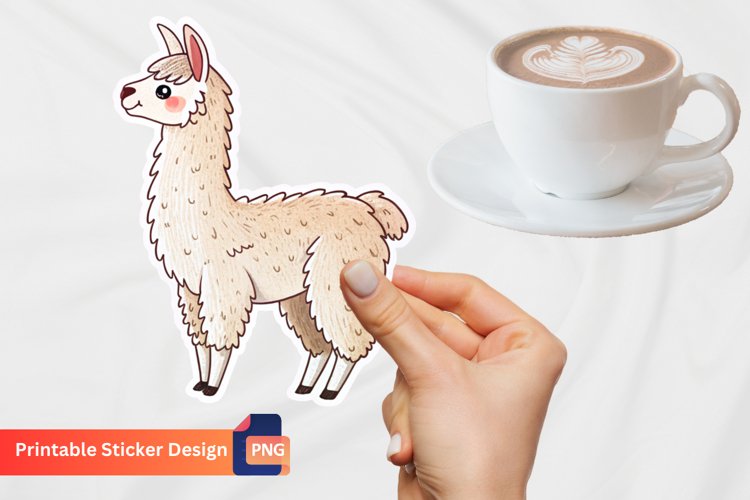 Alpaca Clipart Image 5