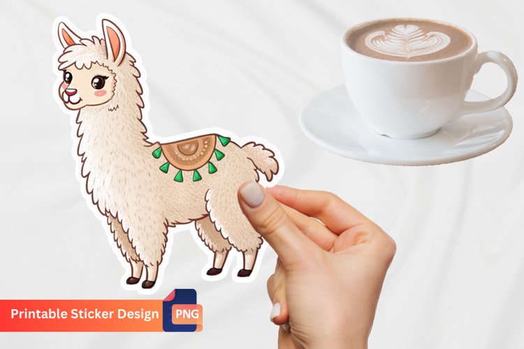 Alpaca Clipart Image 2
