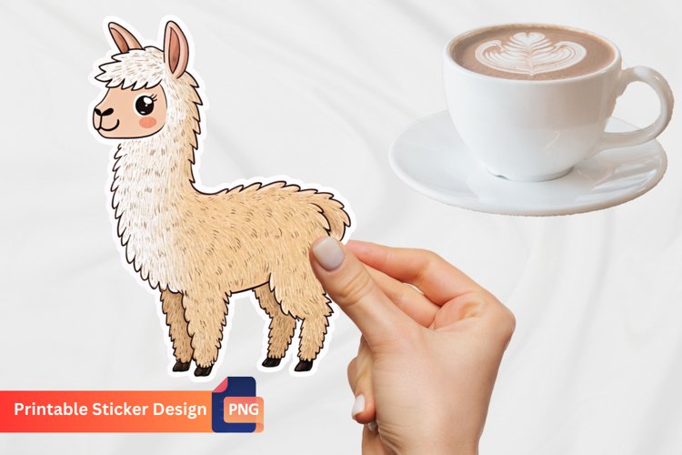 Alpaca Clipart Image 4