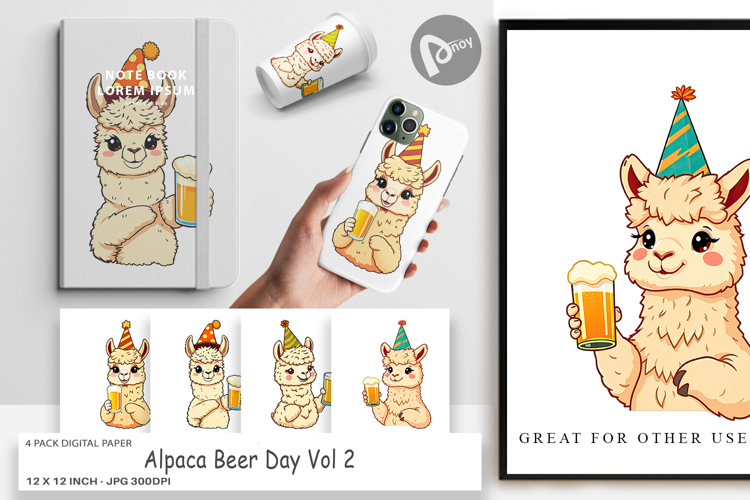 Alpaca Clipart Image 17