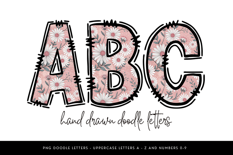 Daisy Alphabet PNG