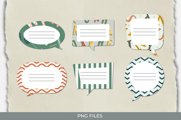 Alphabet with Vintage Color Seamless Pattern Speech Bubble
