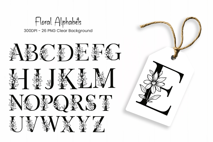 Flower Alphabet Image 22