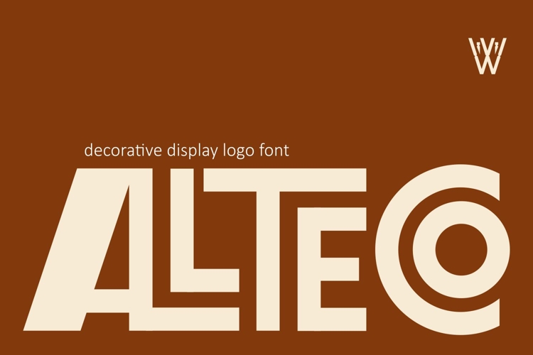 ALLTECO Modern Retro Display Fonts