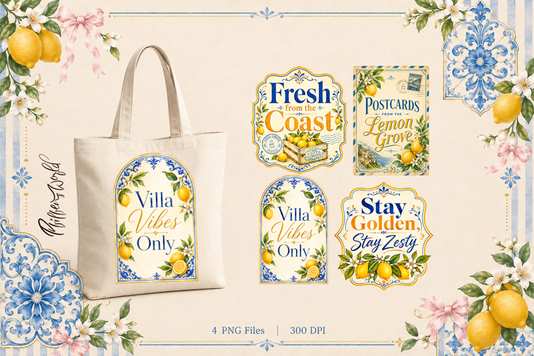 Amalfi Lemon Quotes | Lemon Lover Designs PNG