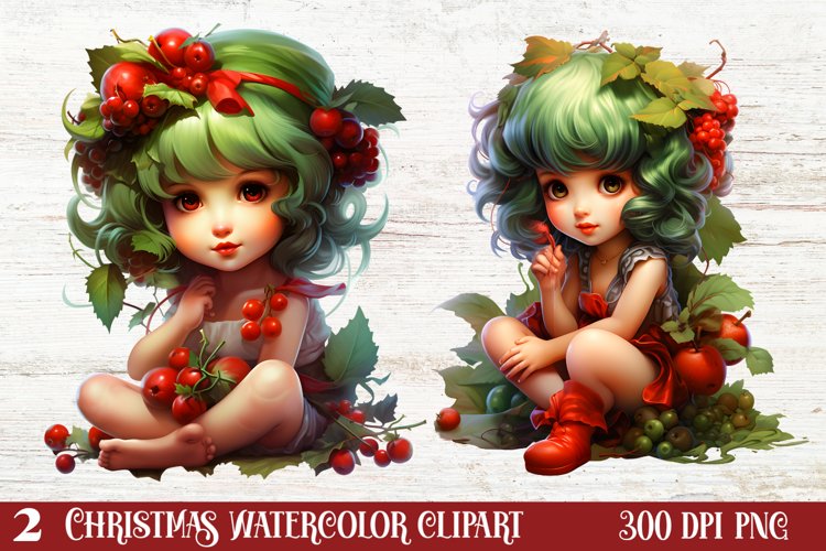 Amazing Fairy Christmas Clipart, Fairy Christmas Clipart
