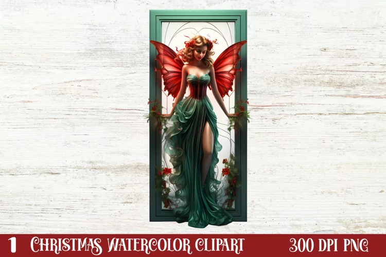 Amazing Fairy Christmas Clipart, Fairy Christmas Clipart
