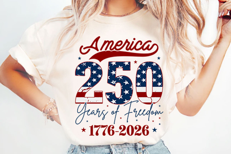 America 250 Years of Freedom Svg Design