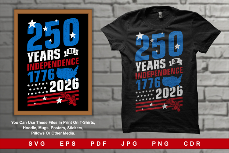 America 250 Years Of Independence, USA 250th, 1776 2026